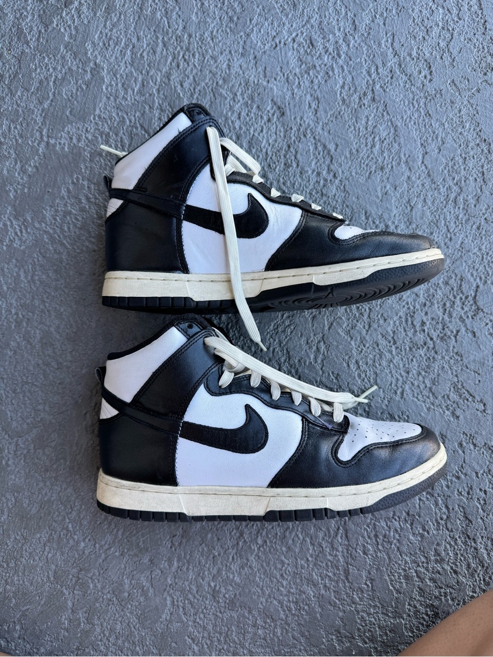 Nike Women Dunk High-Top Sneakers — Black & White